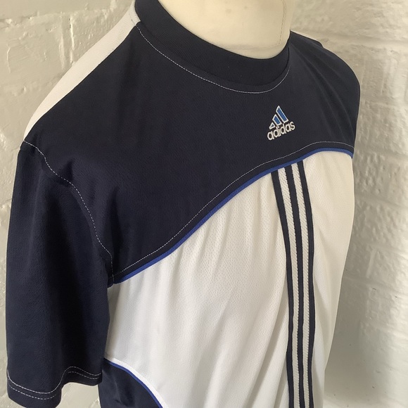 Adidas T Shirt - Size L - Blue Mix - P2P 22” - Picture 3 of 8